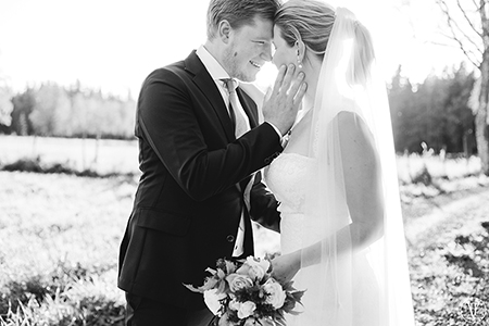 Bröllopsporträtt , Fotograf Evelina Eklund Hassel i Jönköping och Karlstad