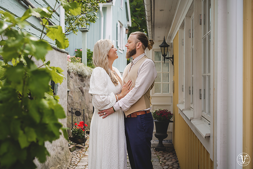 Bröllopsporträtt i Gränna